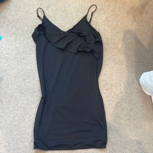 Cute black slip dress